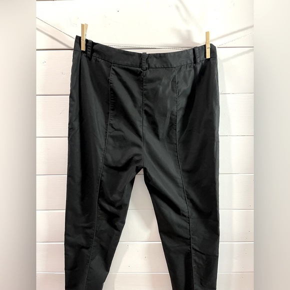 🖤 LAFAYETTE 148 NEW YORK – Black Cropped Barrel Pants – Size 12 - Picture 9 of 9